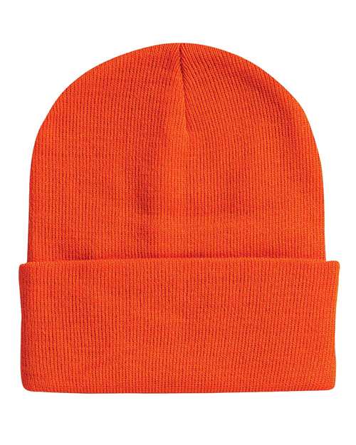 12" Solid Cuffed Beanie