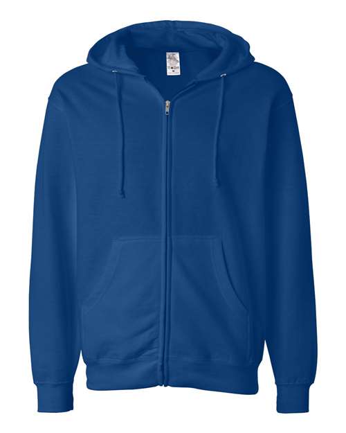 Midweight Full-Zip Hooded Sweatshirt