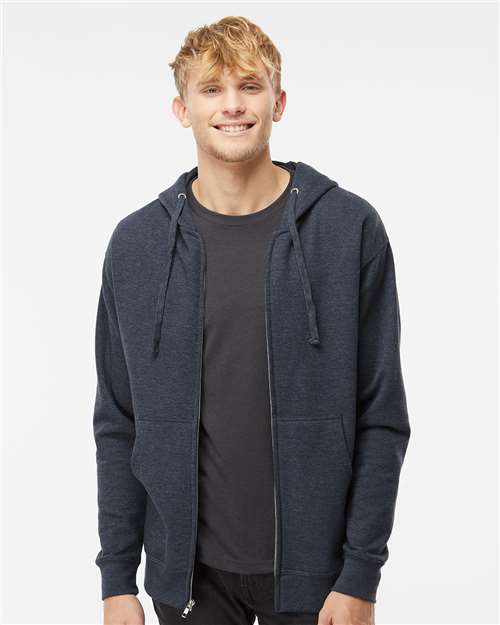 Midweight Full-Zip Hooded Sweatshirt