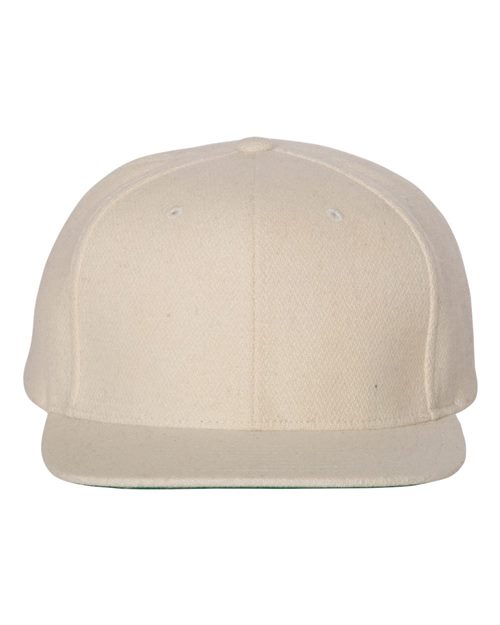 Melton Wool Blend Snapback Cap