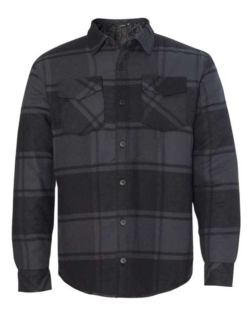 Quilted Flannel Shirt Jacket