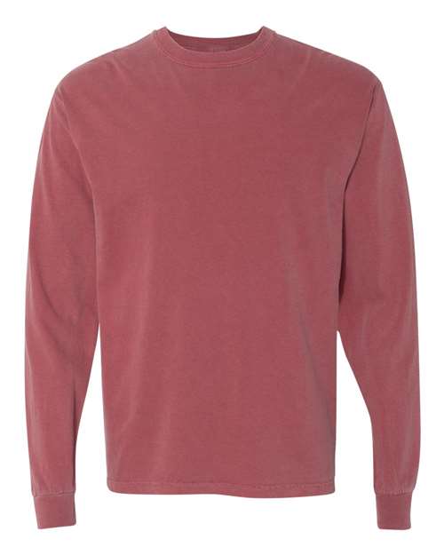 Garment-Dyed Heavyweight Long Sleeve T-Shirt