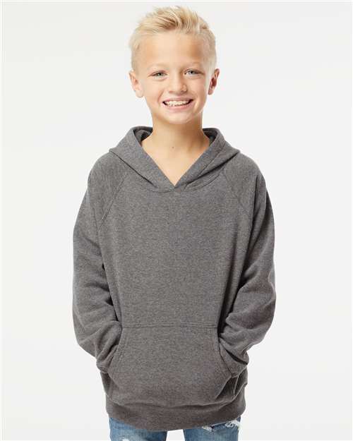 Youth Lightweight Special Blend Raglan Hooded Sweatshirt