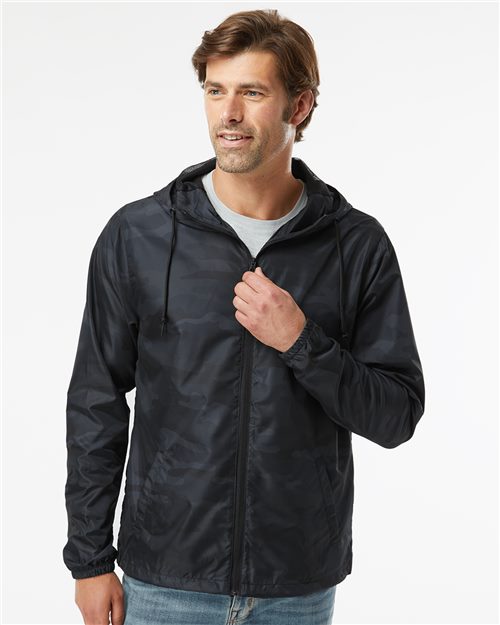 Lightweight Windbreaker Full-Zip Jacket