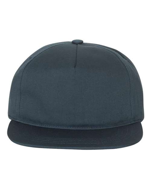 Lightly-Structured Five-Panel Snapback Cap