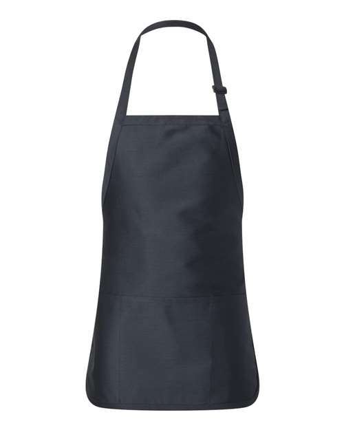 Full-Length Apron with Pouch Pocket