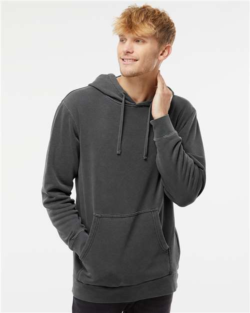 Midweight Pigment-Dyed Hooded Sweatshirt