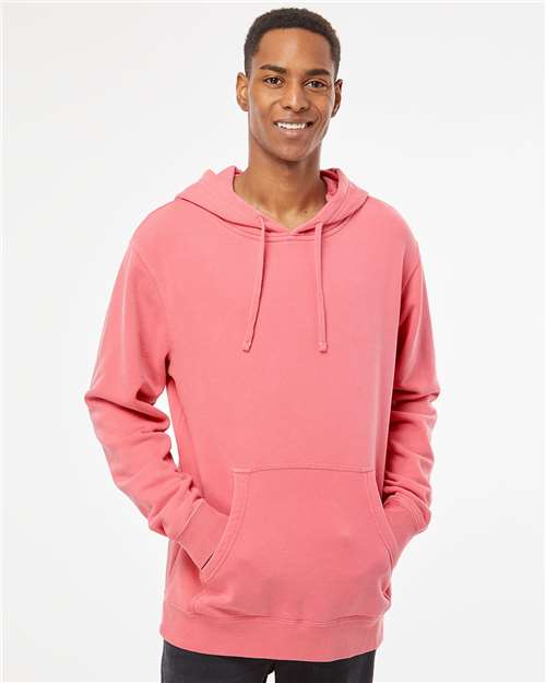 Midweight Pigment-Dyed Hooded Sweatshirt