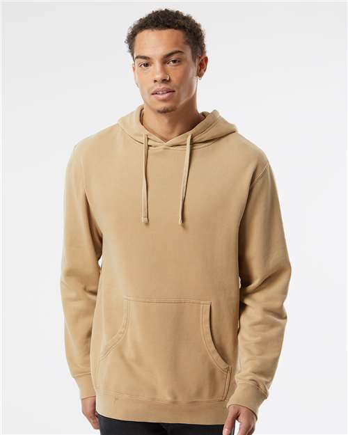 Midweight Pigment-Dyed Hooded Sweatshirt