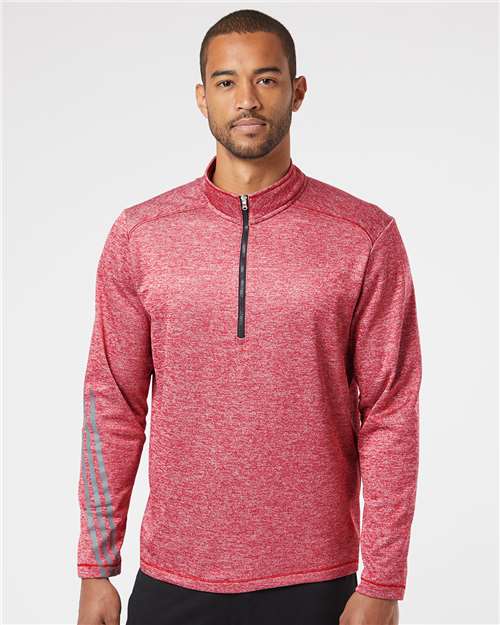 Brushed Terry Heathered Quarter-Zip Pullover