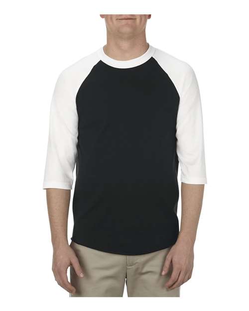 Classic Raglan Three-Quarter Sleeve T-Shirt