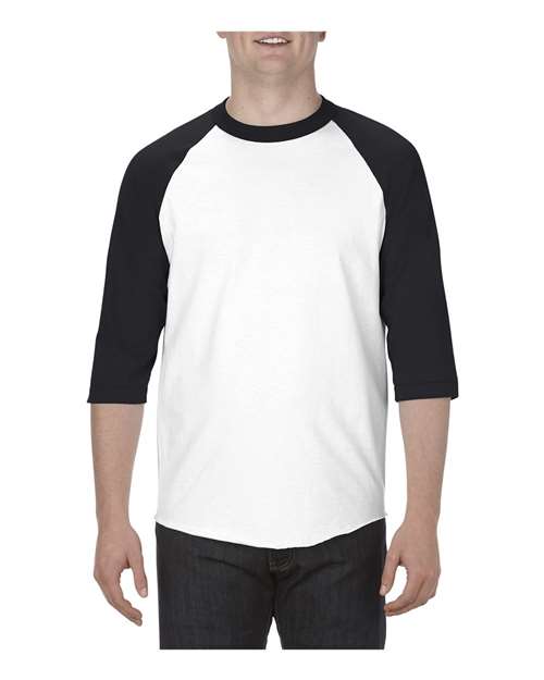 Classic Raglan Three-Quarter Sleeve T-Shirt