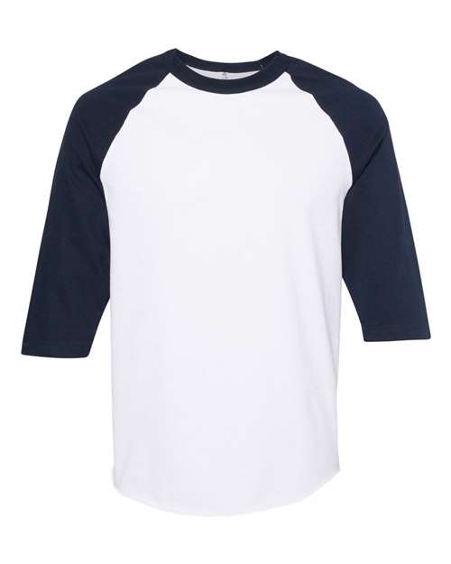 Classic Raglan Three-Quarter Sleeve T-Shirt