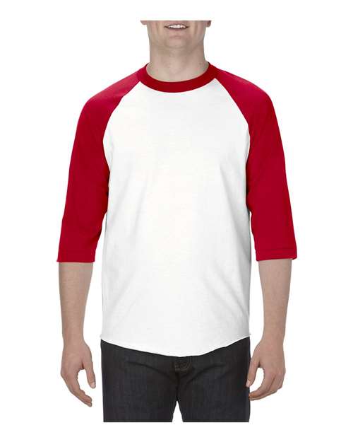 Classic Raglan Three-Quarter Sleeve T-Shirt