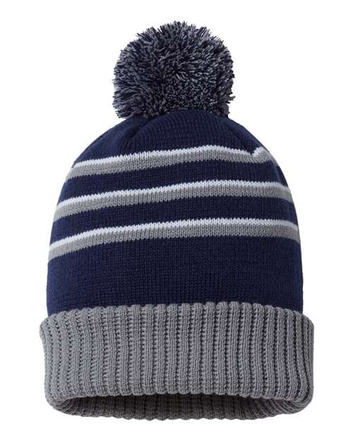 Pom Cuffed Beanie