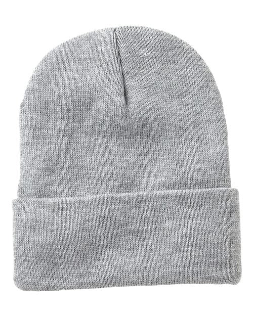 12" Sherpa Lined Cuffed Beanie