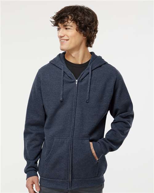 Unisex Zipper Fleece Hoodie