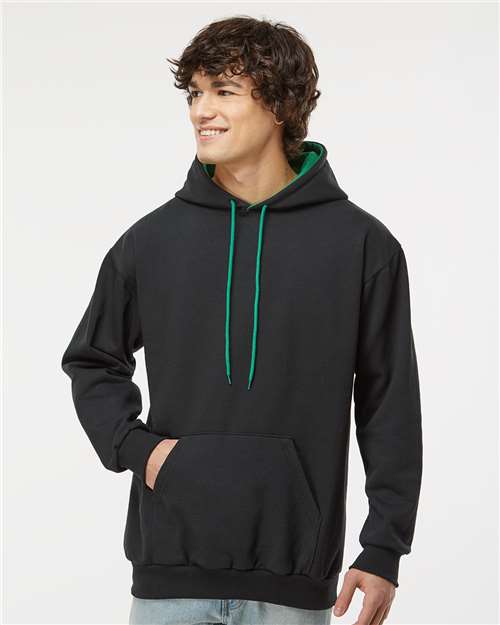 Two-Tone Hooded Sweatshirt