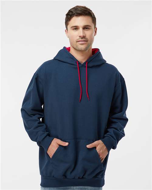 Two-Tone Hooded Sweatshirt