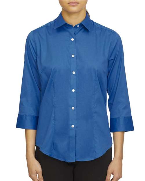 Women's Three-Quarter Sleeve Twill Shirt