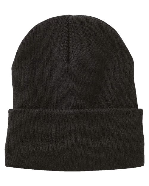 12" Jersey Lined Cuffed Beanie