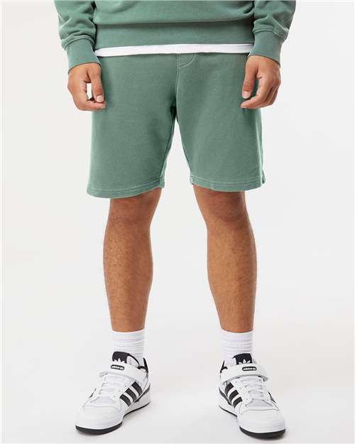 Pigment-Dyed Fleece Shorts