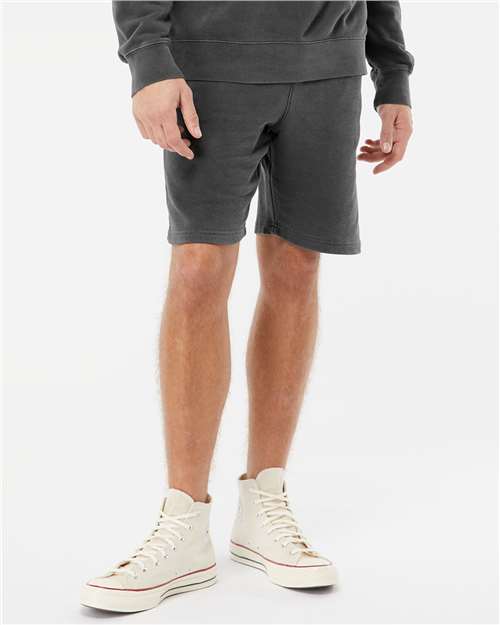 Pigment-Dyed Fleece Shorts